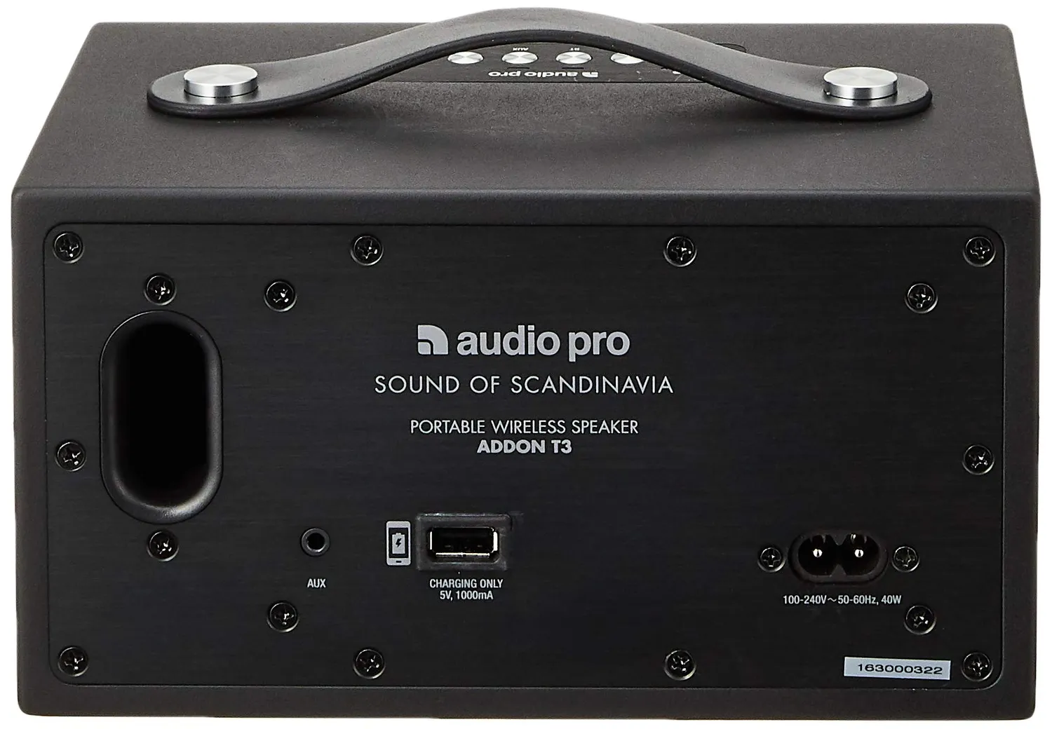 Audio Pro Addon T3 altoparlante bluetooth nero portatile