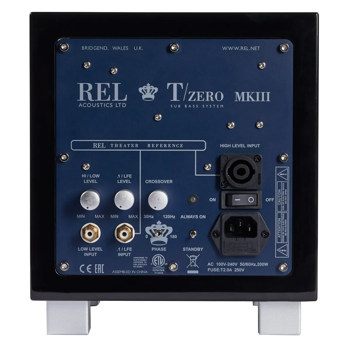 REL Tzero MKIII subwoofer attivo singolo bassi veloci
