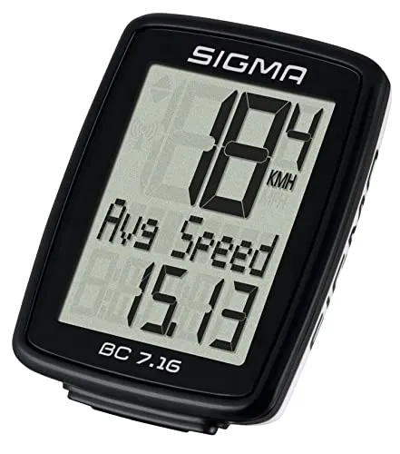 Sigma BC 7.16 ATS computerino bici con filo impermeabile IPX8