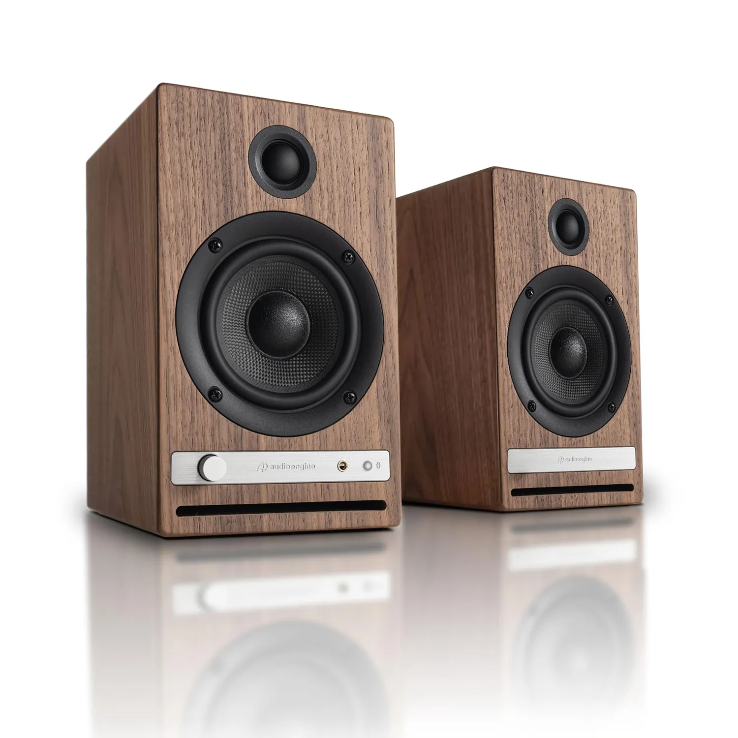 Audioengine HD4 diffusori da scaffale nero Bluetooth aptX HD
