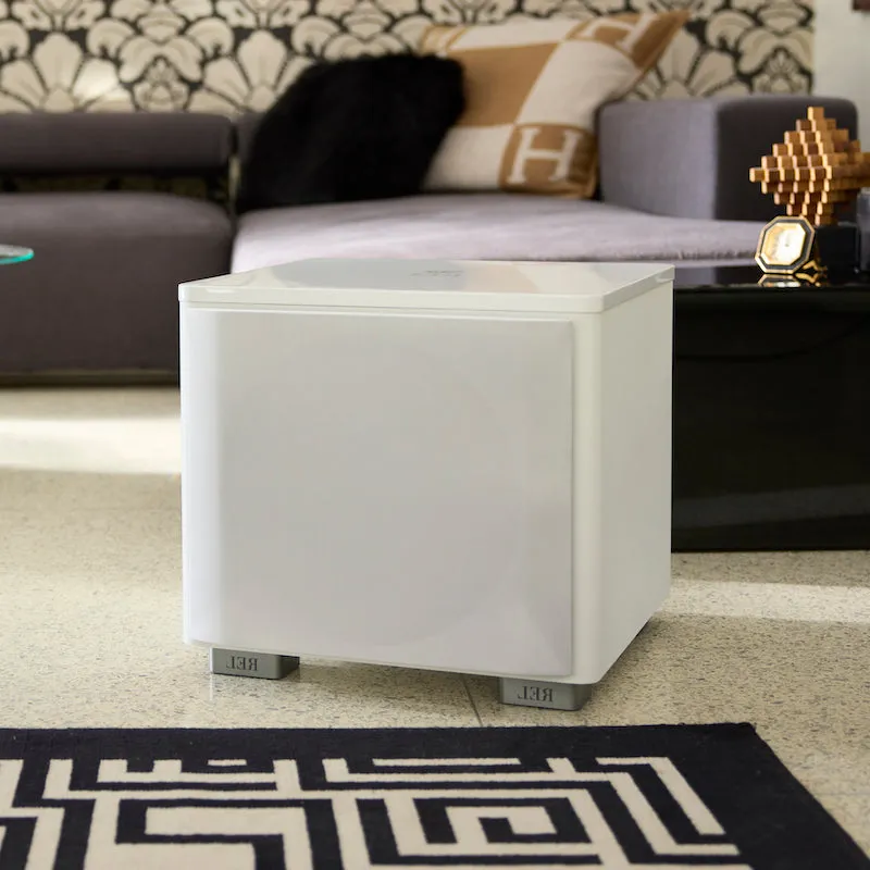 REL HT/1205 MKII subwoofer bianco singolo da pavimento