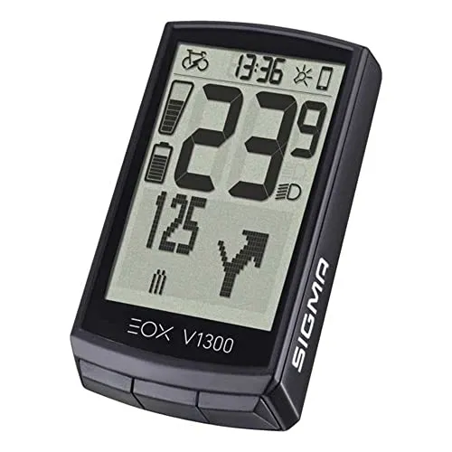Sigma EOX View 1300 Ciclocomputer E-Bike Butler Nero